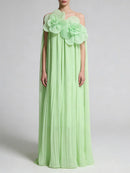 Loose Spliced Floral Dresses for Women