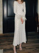 Spliced Bead Dresses