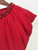 Bead Slimming Long Dress