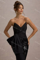Glitter Sequins Evening Pants Set