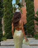 Elegant Sequined Mermaid Dress