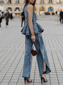 Denim Two Piece Sets