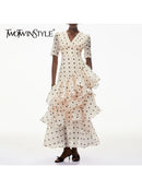 Hit Color Dot Dresses