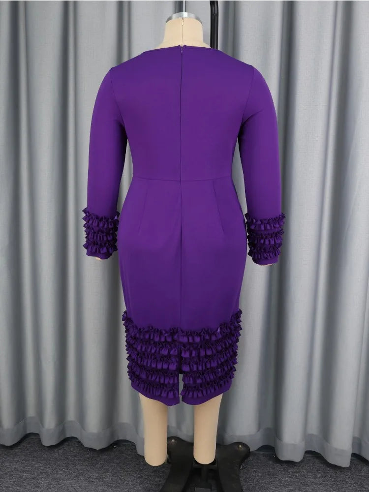 Plus Size Purple Dress