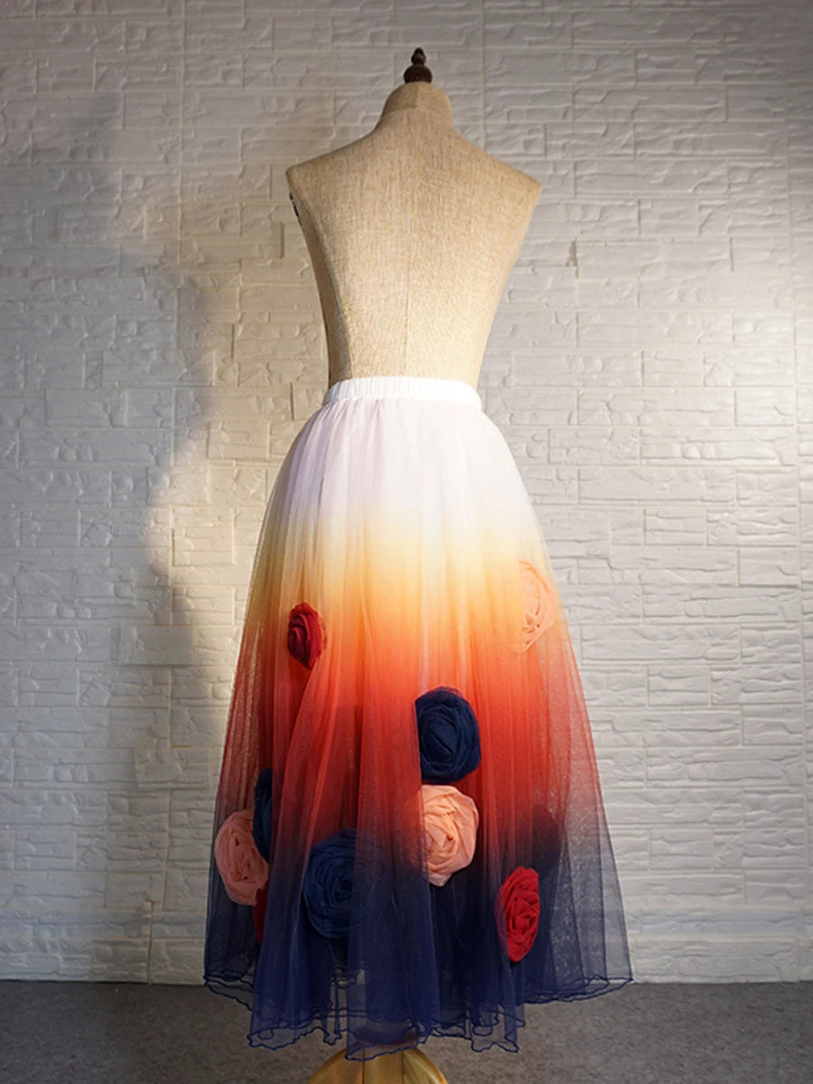 Spliced Diamonds Appliqués Dress