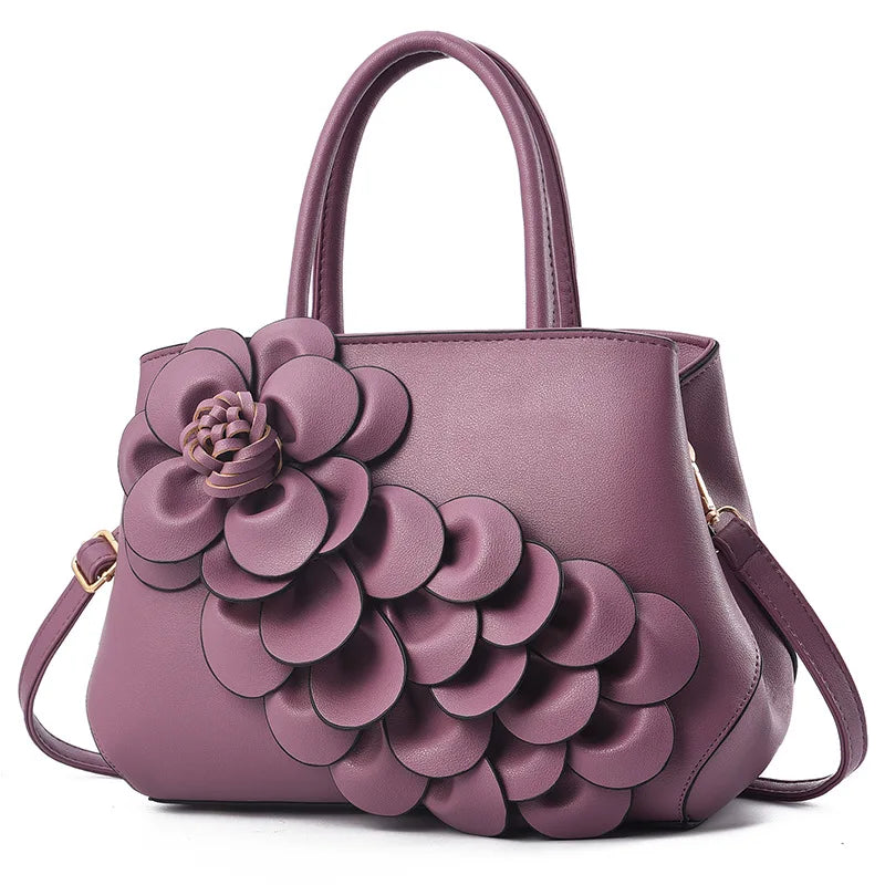 Flower Tote Crossbody Bag