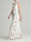 Bowknot Long Dress for Women