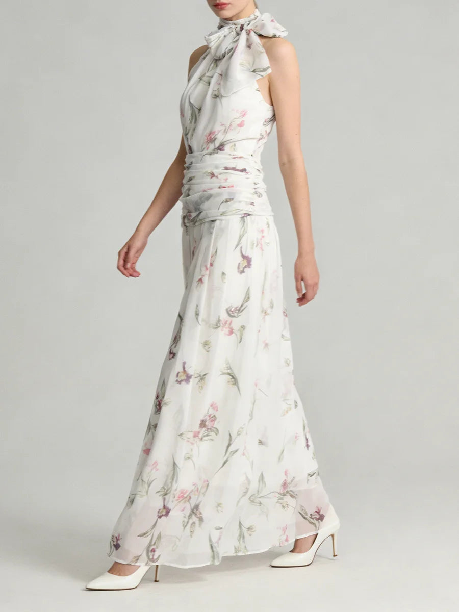 Bowknot Long Dress for Women