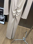 Spliced Fungus Folds Dresses