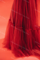 Photo Tulle Sleeveless Dresses