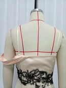 Spliced Lace Dresses