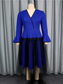 Plus Size ColorBlock  Dress