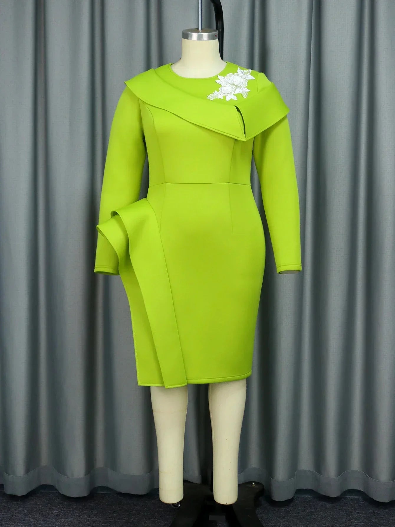 Plus Size Green Dress