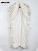 Fluffy Faux Fur Coat