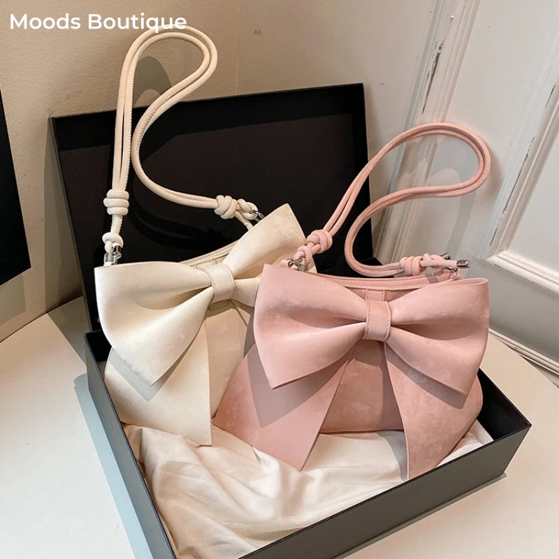 Big Bow Knot Shoulder Cross Body Bag