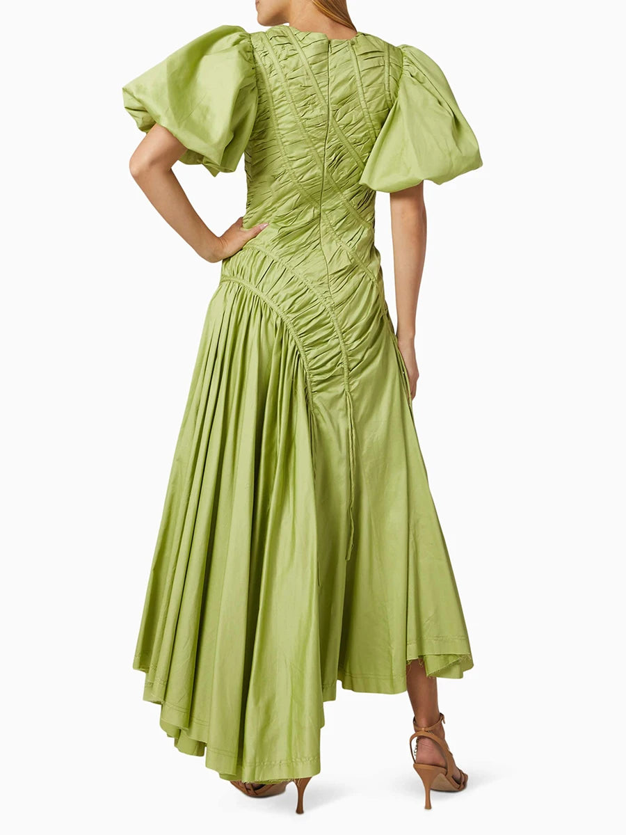Spliced Folds Dresses