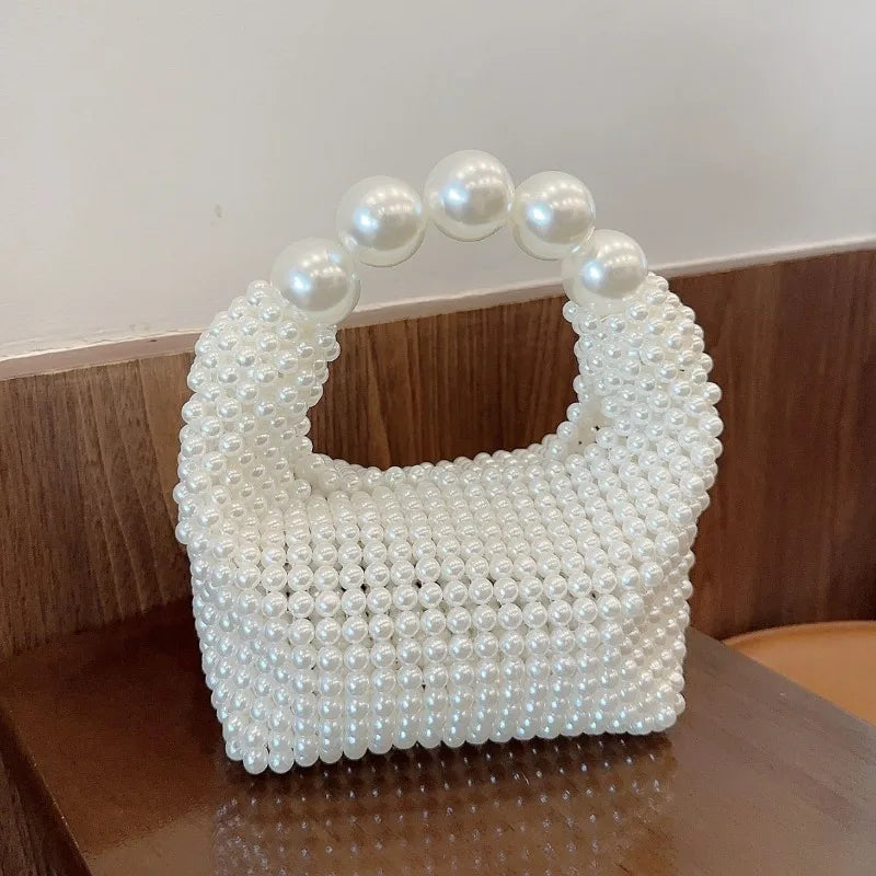 Beaded Woven Tote Bags