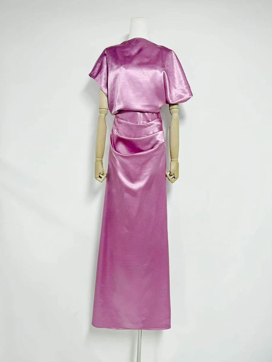 Spliced Folds Dresses