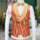 Double Breasted Slim Men’s Vest