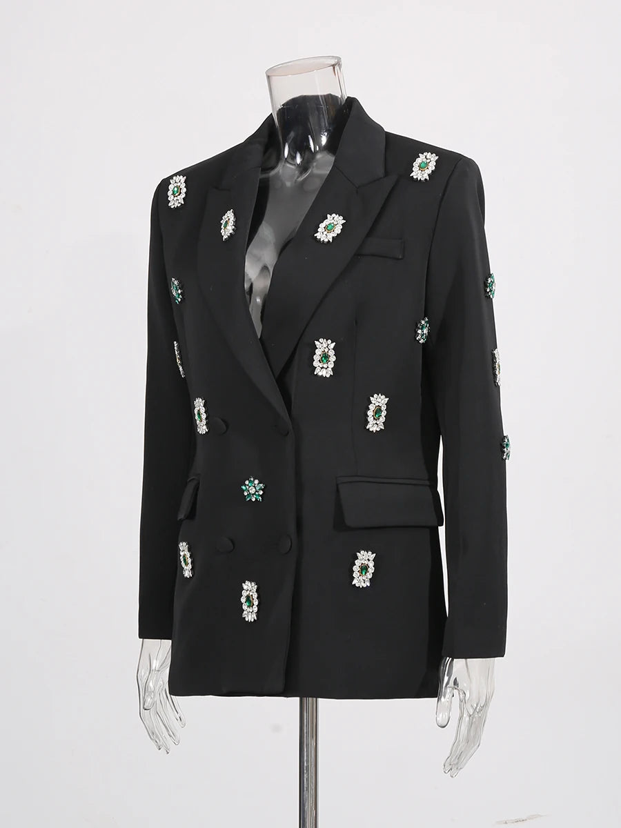 Spliced Bead Luxurious Blazers