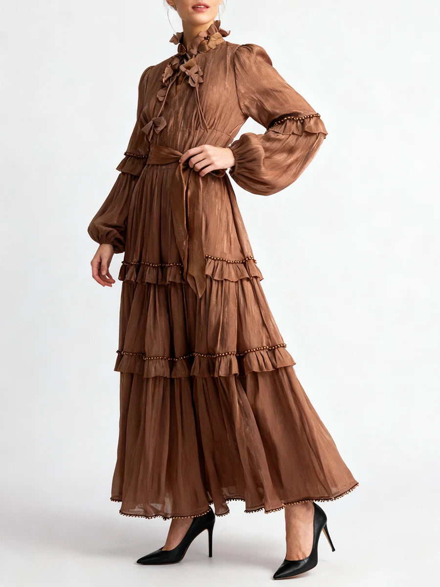 Ruffles Folds Dresses