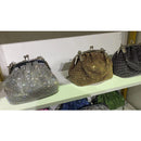 Rhinestone Shell Designer Clip Bags