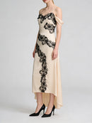 Spliced Lace Dresses