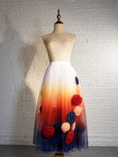Spliced Diamonds Appliqués Dress