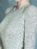 Spliced Sequins Dresses