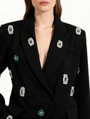 Spliced Bead Luxurious Blazers