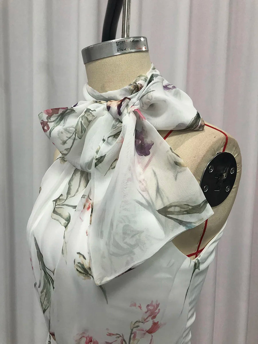 Bowknot Long Dress for Women