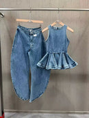 Denim Two Piece Sets