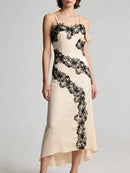 Spliced Lace Dresses