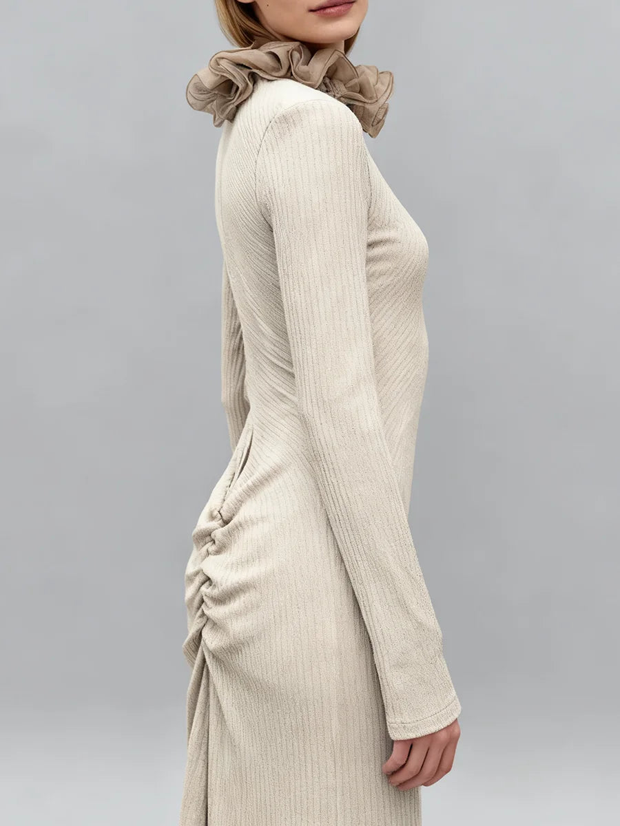 Spliced Fungus Folds Dresses