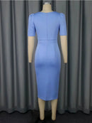 Plus Size 3D Flower Dress