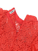 Plus Size Red Lace Dress