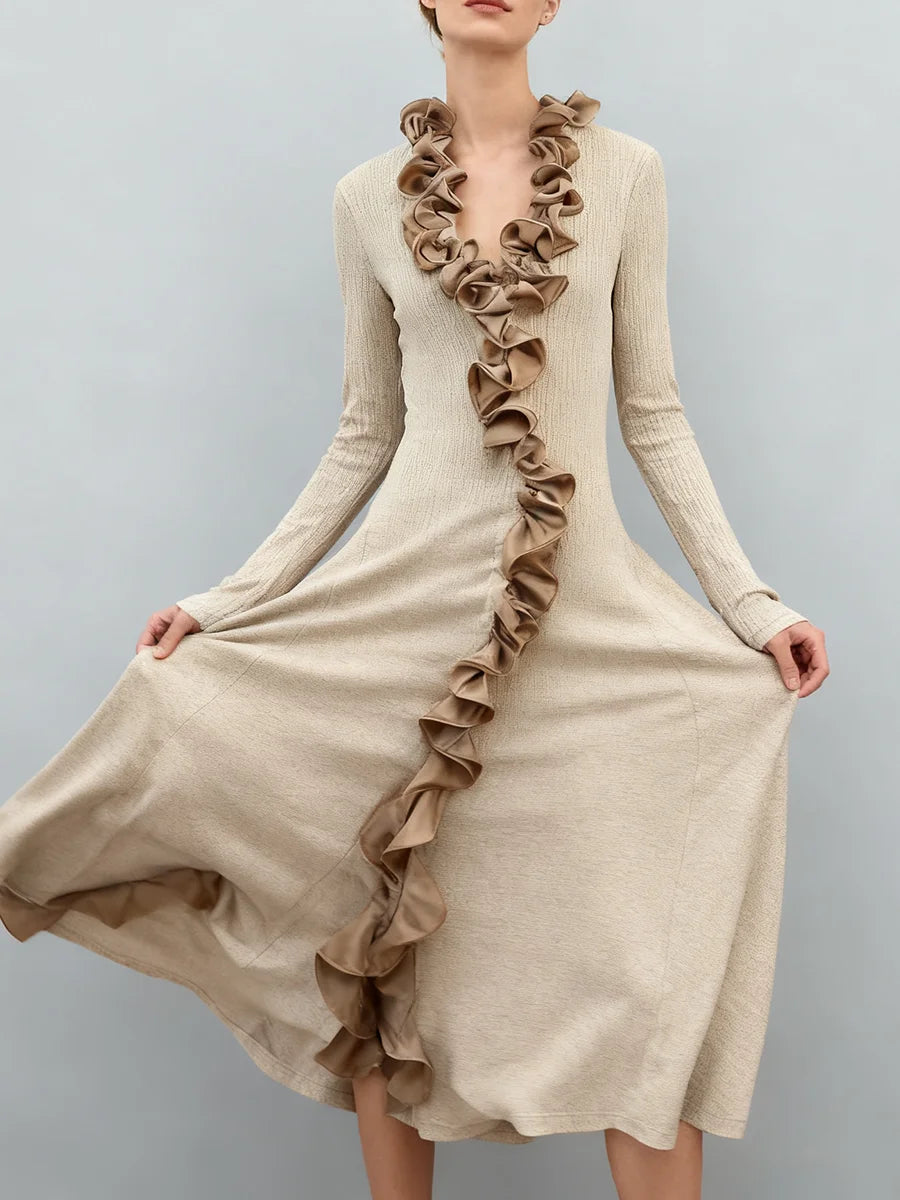 Spliced Fungus Folds Dresses
