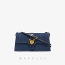 DENIM TRENDING SHOULDER CLUTCH