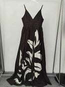 Printing Loose Spliced Dresses