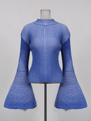 Hit Color Spliced Striped Fashion Sweaters