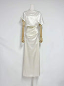 Spliced Folds Dresses