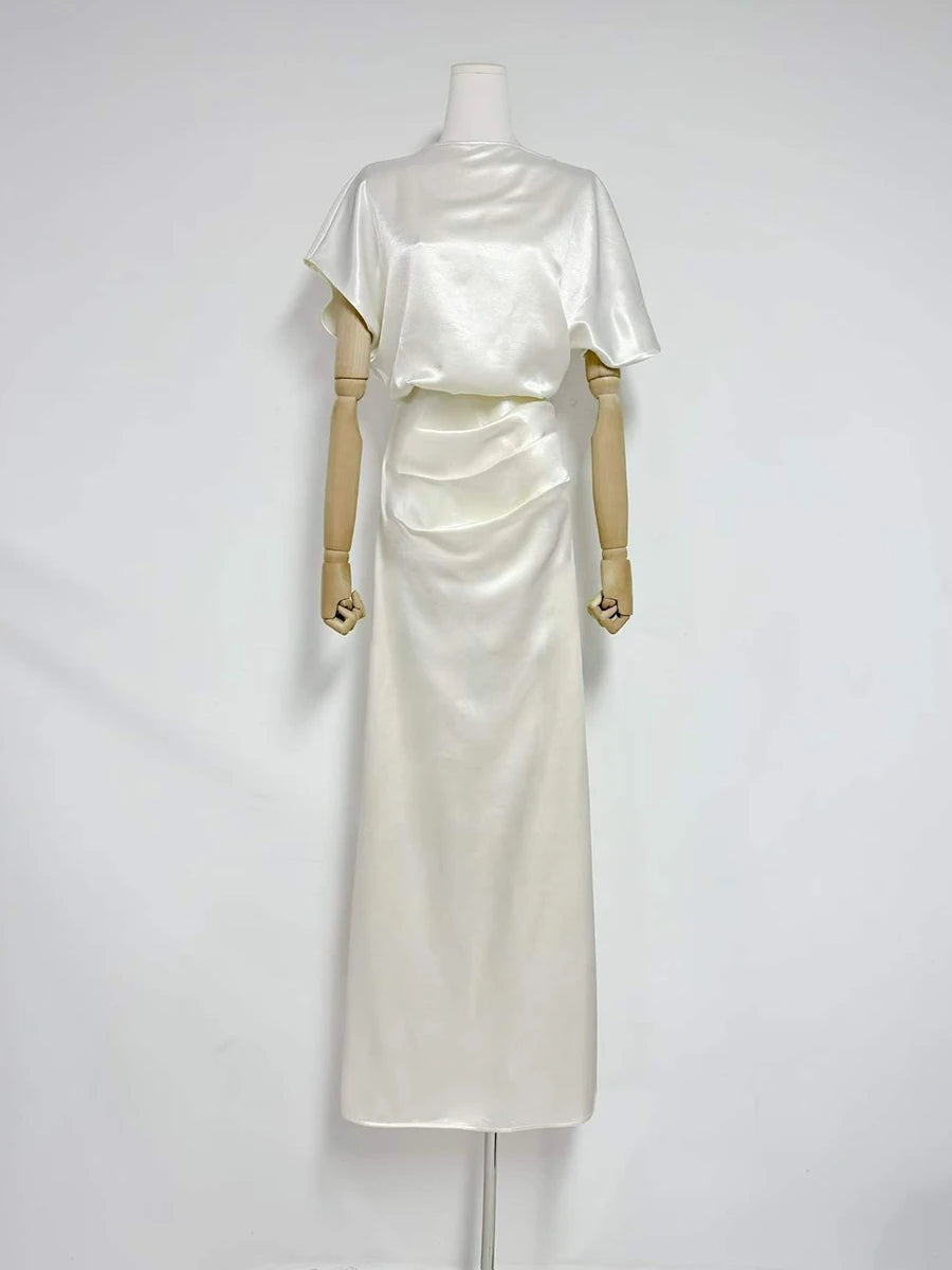 Spliced Folds Dresses