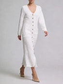 Sleeves Patchwork Pockets Basics Dresses