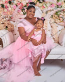 Tulle Mother And Daughter Dresses