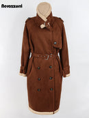 Long Brown Loose Coat