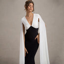 Vintage Black and White Evening Dresses