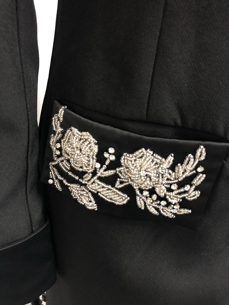 Spliced Beading Dresses