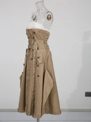 Strapless Sleeveless Dress