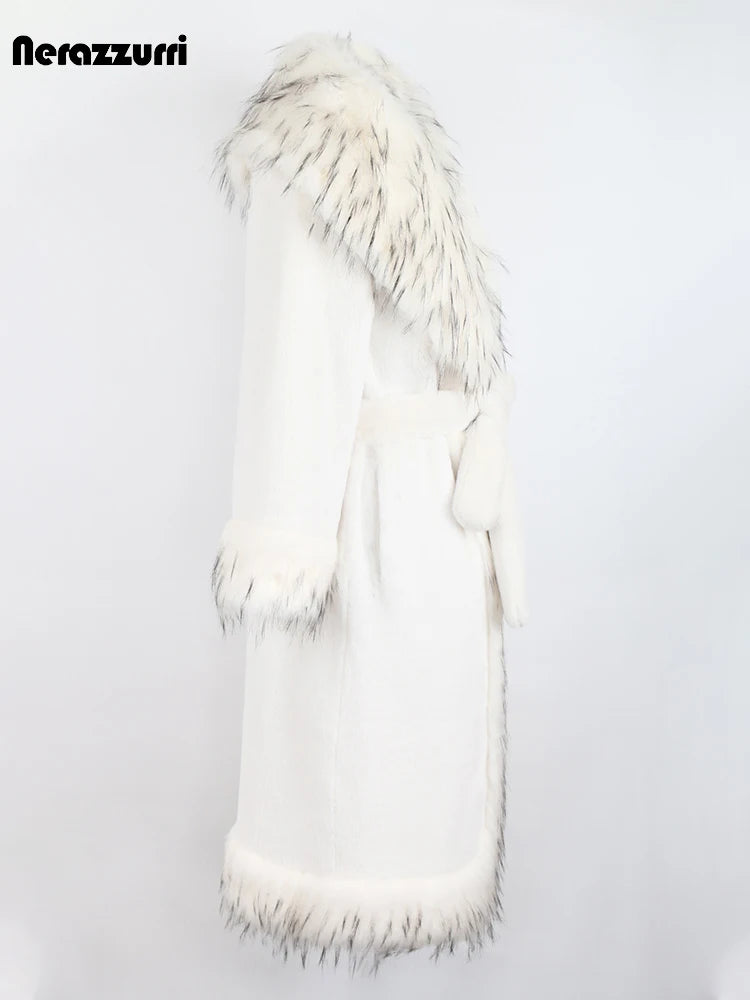 Fluffy Faux Fur Coat