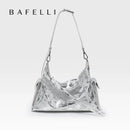 GENUINE LEATHER DESIGNER CROSSBODY HANDBAG